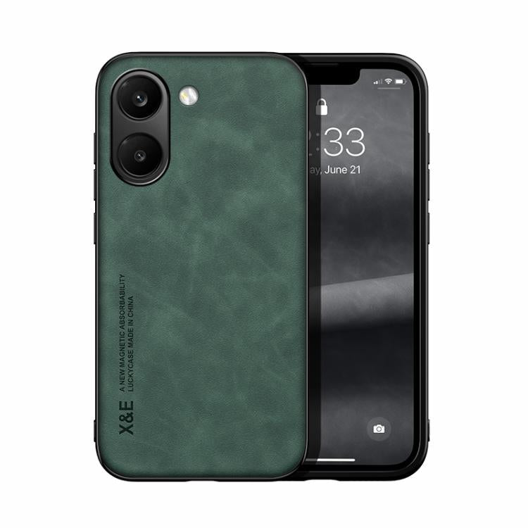 Skin Feel Magnetic Leather Back Phone Case, For Redmi Turbo 5 Max 5G / Poco X8 Pro Max 5G, For Redmi Turbo 5 5G / Poco X8 Pro 5G, For Redmi Note 15 Pro+ 5G 163.3mm / Poco M8 Pro 5G, For Redmi Note 15 4G / 5G Global 164mm / Poco M8 5G                   ...