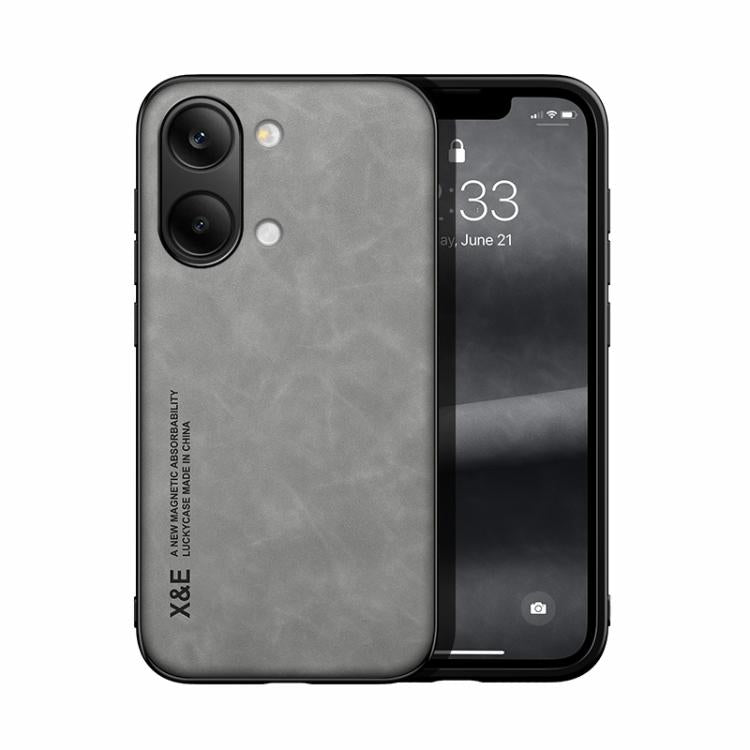 Skin Feel Magnetic Leather Back Phone Case, For Redmi Turbo 5 Max 5G / Poco X8 Pro Max 5G, For Redmi Turbo 5 5G / Poco X8 Pro 5G, For Redmi Note 15 Pro+ 5G 163.3mm / Poco M8 Pro 5G, For Redmi Note 15 4G / 5G Global 164mm / Poco M8 5G                   ...