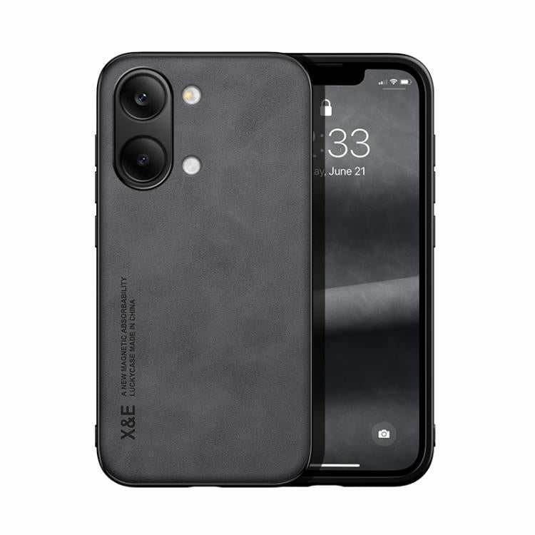 Skin Feel Magnetic Leather Back Phone Case, For Redmi Turbo 5 Max 5G / Poco X8 Pro Max 5G, For Redmi Turbo 5 5G / Poco X8 Pro 5G, For Redmi Note 15 Pro+ 5G 163.3mm / Poco M8 Pro 5G, For Redmi Note 15 4G / 5G Global 164mm / Poco M8 5G                   ...