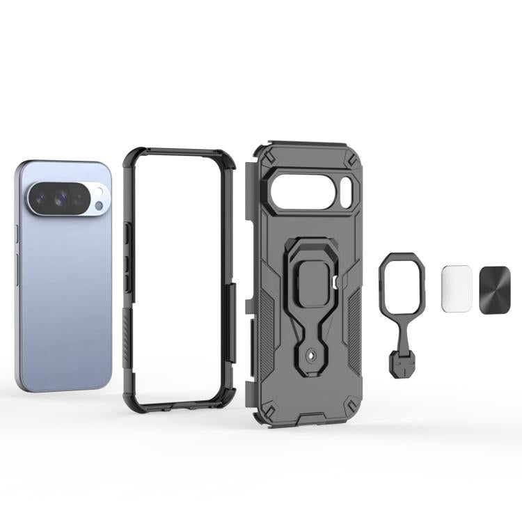 Metal Kickstand TPU Hybrid PC Phone Case, For Google Pixel 10 Pro