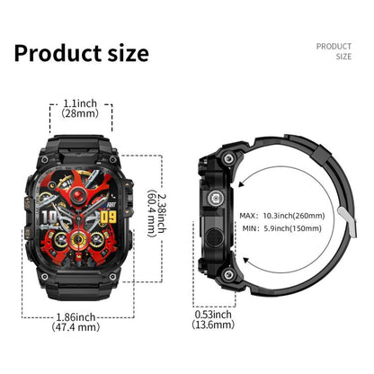 LOKMAT APPLLP 7 Max 4G Smart Watch, 1.58 inch SC8541E Quad Core, 3GB+32GB, Android 8.1, Video Call , Heart Rate