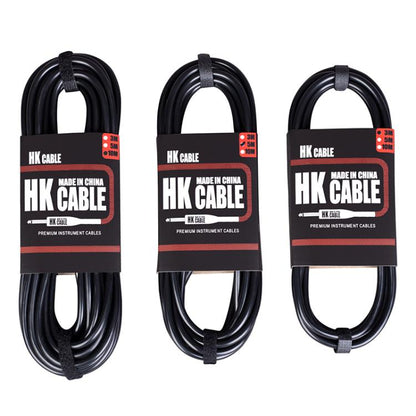 6.35mm Plug Straight to Elbow Electric Guitar Audio Cable, 3m, 5m, 10m