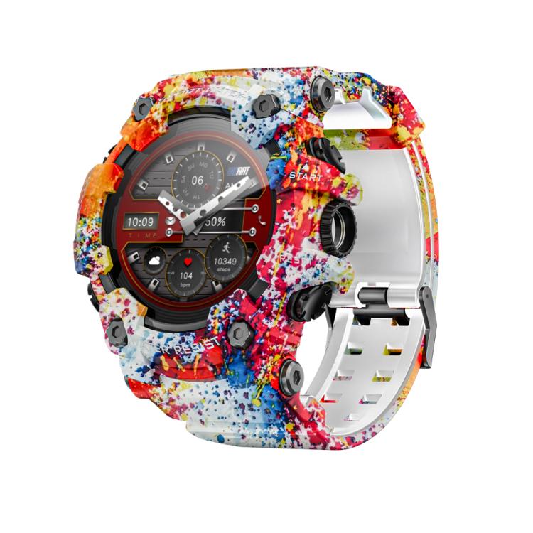 LOKMAT ATTACK GT Rugged Smart Watch, 1.32 inch, BT Call, SOS, Pedometer, Sleep Tracking, Heart Rate, Blood Pressure, Blood Oxygen