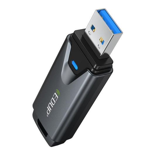 Adaptateur réseau sans fil tri-bande mini USB WiFi 6E EDUP EP-AX1678, EP-AX1678