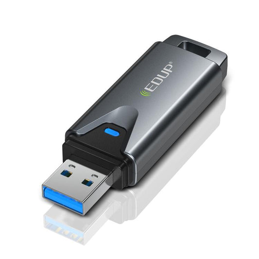Adaptateur réseau sans fil tri-bande mini USB WiFi 6E EDUP EP-AX1678, EP-AX1678