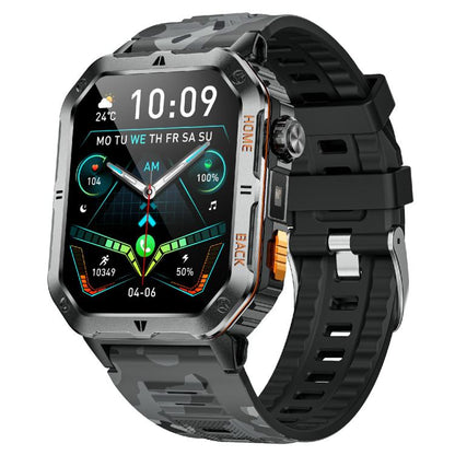 QS39 2.01 inch BT5.3 Sports Smart Watch, Support Voice Call / Sleep / Heart Rate / Blood Oxygen / Blood Pressure Health Monitor