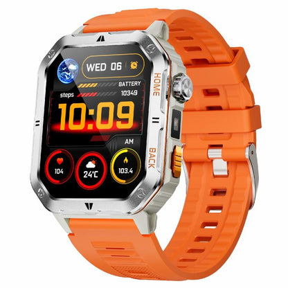 QS39 2.01 inch BT5.3 Sports Smart Watch, Support Voice Call / Sleep / Heart Rate / Blood Oxygen / Blood Pressure Health Monitor