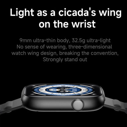 QS12 1.83 inch BT5.3 Sports Smart Watch, Support Sleep / Heart Rate / Blood Oxygen Health Monitor