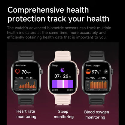 QS12 1.83 inch BT5.3 Sports Smart Watch, Support Sleep / Heart Rate / Blood Oxygen Health Monitor