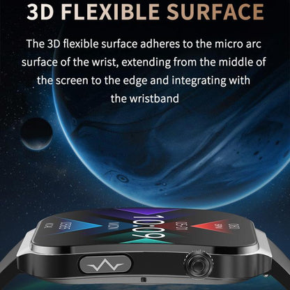 QS21 2.2 inch BT5.3 Sports Smart Watch, Support Sleep / Heart Rate / Blood Oxygen / Blood Pressure / HRV Health Monitor