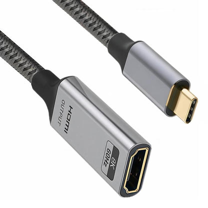 8K 60Hz 48Gbps Active Type-C Male to HDTV2.1 Converter, Type-C Male to HDTV2.1
