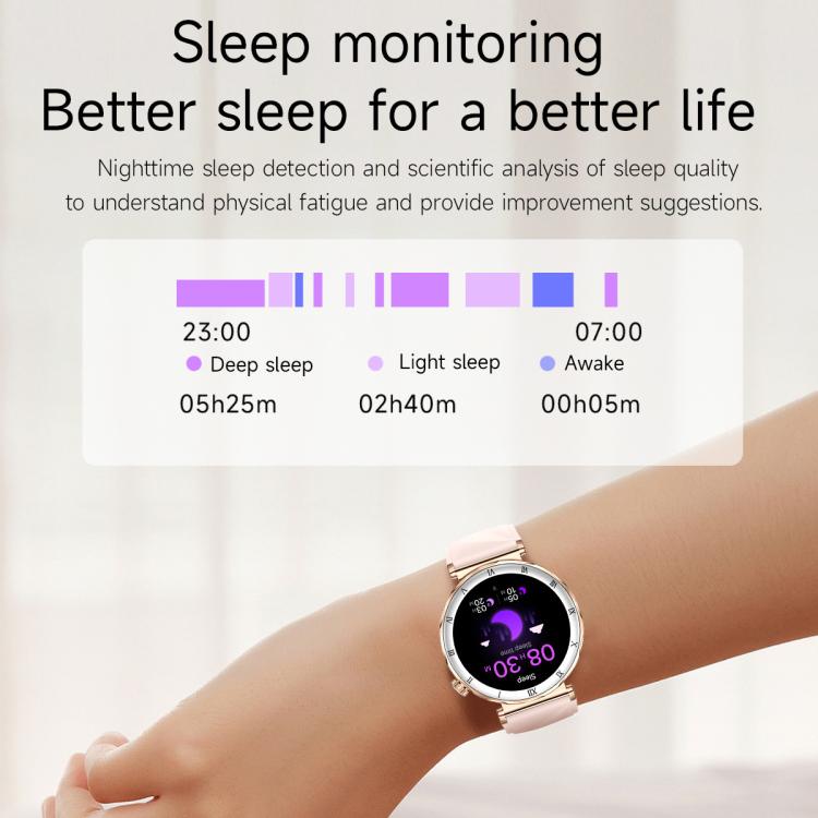 QS22 1.19-inch AMOLED Display Women Smart Sports Watch