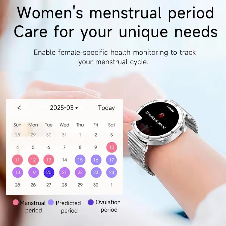 QS22 1.19-inch AMOLED Display Women Smart Sports Watch