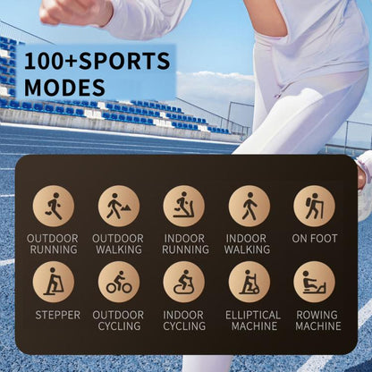 QS25 1.43-inch IPS Display Smart Sports Watch Supports Bluetooth Calling & Health Management