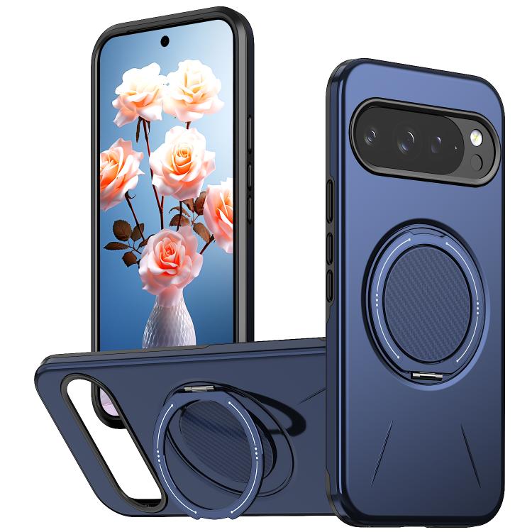 Metal Rotation Holder MagSafe TPU Hybrid PC Phone Case, For Google Pixel 10a, For Google Pixel 10 Pro XL / 9 Pro XL, For Google Pixel 10 / 10 Pro / 9 / 9 Pro