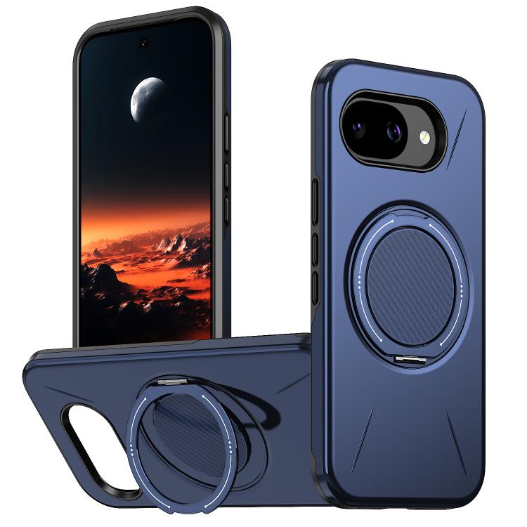 Metal Rotation Holder MagSafe TPU Hybrid PC Phone Case, For Google Pixel 10a, For Google Pixel 10 Pro XL / 9 Pro XL, For Google Pixel 10 / 10 Pro / 9 / 9 Pro
