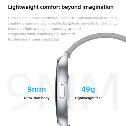 QS80 Pro 1.32-inch AMOLED Display Smart Sports Watch Supports Heart Rate Monitoring