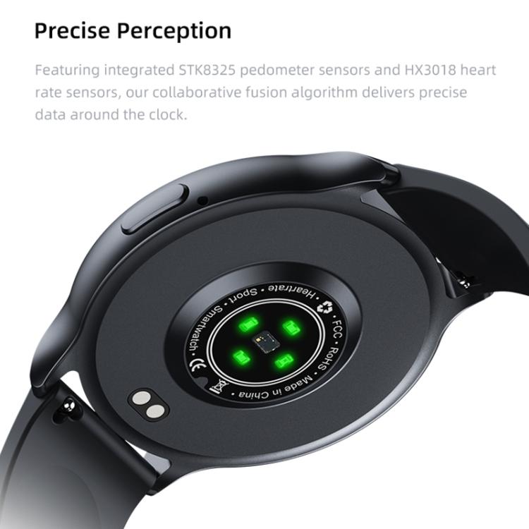 QS80 Pro 1.32-inch AMOLED Display Smart Sports Watch Supports Heart Rate Monitoring