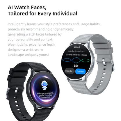 QS80 Pro 1.32-inch AMOLED Display Smart Sports Watch Supports Heart Rate Monitoring