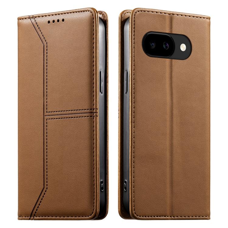 Stitched Line Magnetic RFID Vegan Leather Phone Case, For Google Pixel 11 Pro XL, For Google Pixel 11 / Pixel 11 Pro, For Google Pixel 10a, For Google Pixel 10 Pro XL / Pixel 9 Pro XL, For Google Pixel 10 / 10 Pro / Pixel 9 / 9 Pro, For Google Pixel 9a...