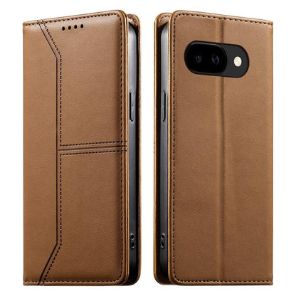 Stitched Line Magnetic RFID Vegan Leather Phone Case, For Google Pixel 11 Pro XL, For Google Pixel 11 / Pixel 11 Pro, For Google Pixel 10a, For Google Pixel 10 Pro XL / Pixel 9 Pro XL, For Google Pixel 10 / 10 Pro / Pixel 9 / 9 Pro, For Google Pixel 9a...