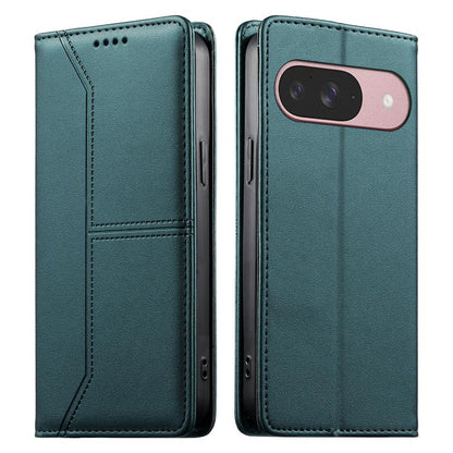 Stitched Line Magnetic RFID Vegan Leather Phone Case, For Google Pixel 11 Pro XL, For Google Pixel 11 / Pixel 11 Pro, For Google Pixel 10a, For Google Pixel 10 Pro XL / Pixel 9 Pro XL, For Google Pixel 10 / 10 Pro / Pixel 9 / 9 Pro, For Google Pixel 9a...