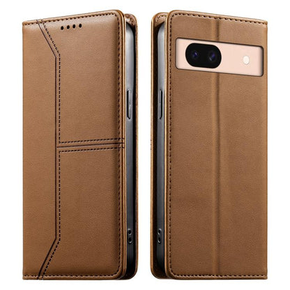 Stitched Line Magnetic RFID Vegan Leather Phone Case, For Google Pixel 11 Pro XL, For Google Pixel 11 / Pixel 11 Pro, For Google Pixel 10a, For Google Pixel 10 Pro XL / Pixel 9 Pro XL, For Google Pixel 10 / 10 Pro / Pixel 9 / 9 Pro, For Google Pixel 9a...