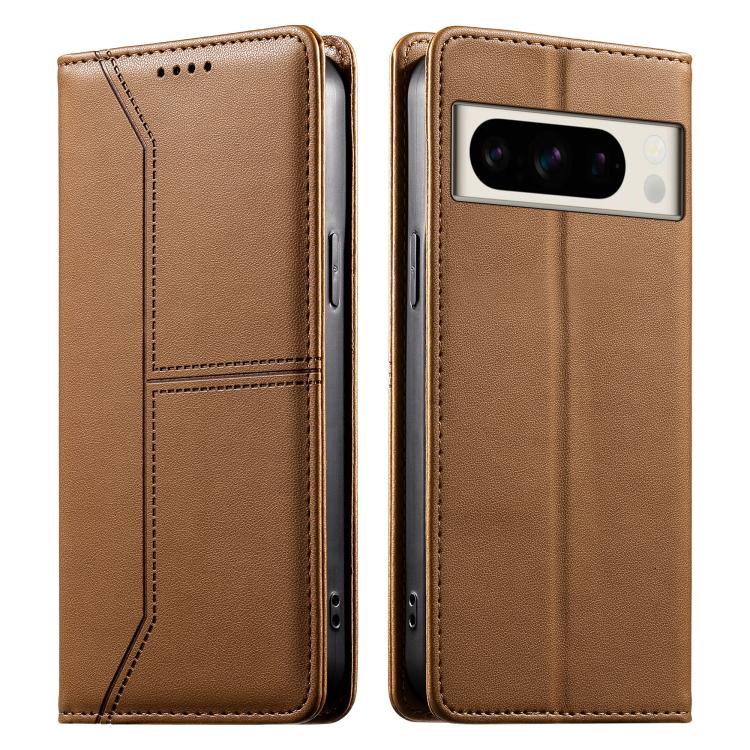 Stitched Line Magnetic RFID Vegan Leather Phone Case, For Google Pixel 11 Pro XL, For Google Pixel 11 / Pixel 11 Pro, For Google Pixel 10a, For Google Pixel 10 Pro XL / Pixel 9 Pro XL, For Google Pixel 10 / 10 Pro / Pixel 9 / 9 Pro, For Google Pixel 9a...