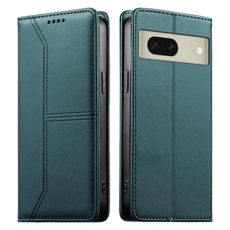 Stitched Line Magnetic RFID Vegan Leather Phone Case, For Google Pixel 11 Pro XL, For Google Pixel 11 / Pixel 11 Pro, For Google Pixel 10a, For Google Pixel 10 Pro XL / Pixel 9 Pro XL, For Google Pixel 10 / 10 Pro / Pixel 9 / 9 Pro, For Google Pixel 9a...
