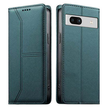 Stitched Line Magnetic RFID Vegan Leather Phone Case, For Google Pixel 11 Pro XL, For Google Pixel 11 / Pixel 11 Pro, For Google Pixel 10a, For Google Pixel 10 Pro XL / Pixel 9 Pro XL, For Google Pixel 10 / 10 Pro / Pixel 9 / 9 Pro, For Google Pixel 9a...