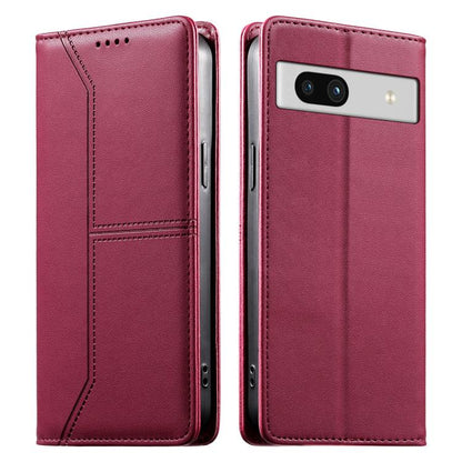 Stitched Line Magnetic RFID Vegan Leather Phone Case, For Google Pixel 11 Pro XL, For Google Pixel 11 / Pixel 11 Pro, For Google Pixel 10a, For Google Pixel 10 Pro XL / Pixel 9 Pro XL, For Google Pixel 10 / 10 Pro / Pixel 9 / 9 Pro, For Google Pixel 9a...