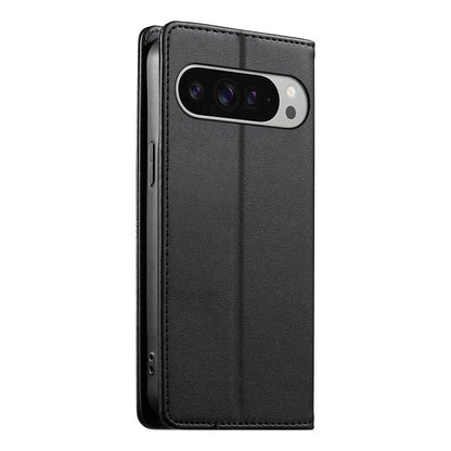 Stitched Line Magnetic RFID Vegan Leather Phone Case, For Google Pixel 11 Pro XL, For Google Pixel 11 / Pixel 11 Pro, For Google Pixel 10a, For Google Pixel 10 Pro XL / Pixel 9 Pro XL, For Google Pixel 10 / 10 Pro / Pixel 9 / 9 Pro, For Google Pixel 9a...