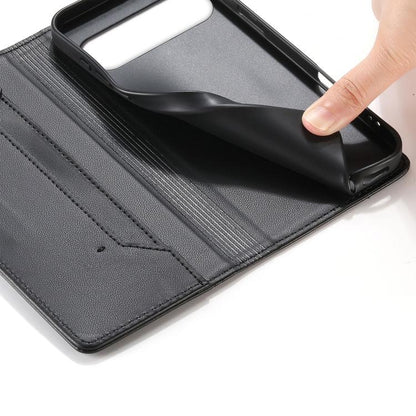 Stitched Line Magnetic RFID Vegan Leather Phone Case, For Google Pixel 11 Pro XL, For Google Pixel 11 / Pixel 11 Pro, For Google Pixel 10a, For Google Pixel 10 Pro XL / Pixel 9 Pro XL, For Google Pixel 10 / 10 Pro / Pixel 9 / 9 Pro, For Google Pixel 9a...