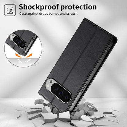 Stitched Line Magnetic RFID Vegan Leather Phone Case, For Google Pixel 11 Pro XL, For Google Pixel 11 / Pixel 11 Pro, For Google Pixel 10a, For Google Pixel 10 Pro XL / Pixel 9 Pro XL, For Google Pixel 10 / 10 Pro / Pixel 9 / 9 Pro, For Google Pixel 9a...