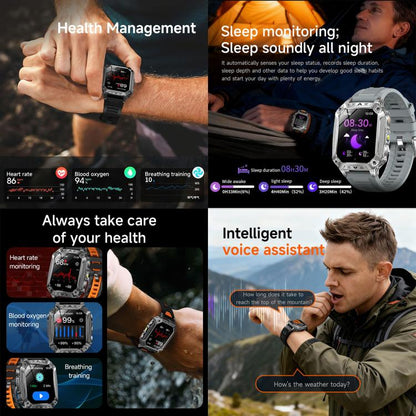 QS86 2.01-inch Smart Watch, Support BT Call, Heart Rate, Blood Oxygen