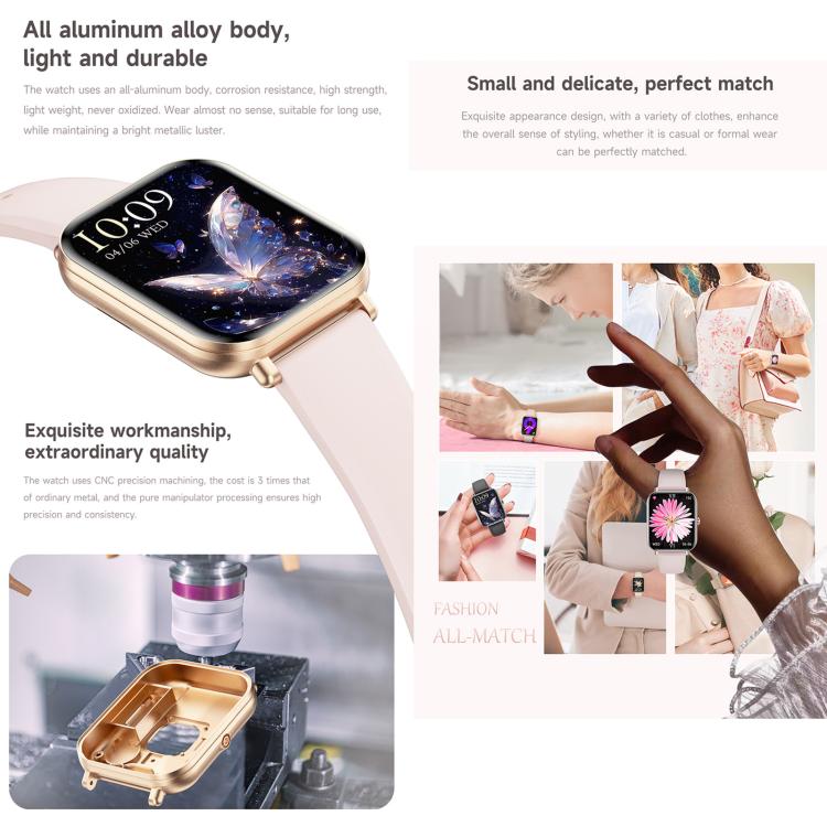 QS01 Pro 1.75-inch Smart Watch, Support Heart Rate, Blood Pressure, Blood Oxygen