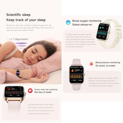 QS01 Pro 1.75-inch Smart Watch, Support Heart Rate, Blood Pressure, Blood Oxygen
