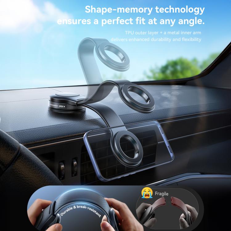 Support de téléphone magnétique flexible à ventouse JOYROOM JR-ZS518, JR-ZS518