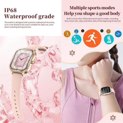 QS01 1.75-inch Smart Watch, Support Heart Rate, Blood Pressure, Blood Oxygen