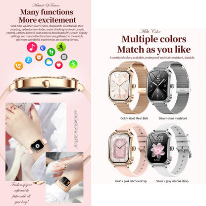 QS01 1.75-inch Smart Watch, Support Heart Rate, Blood Pressure, Blood Oxygen
