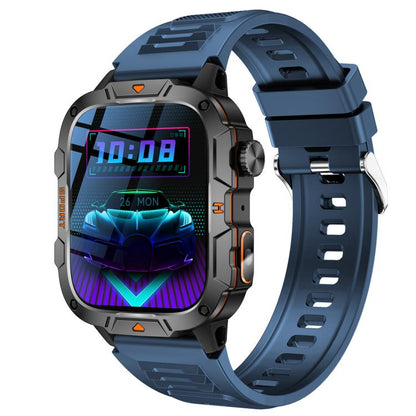 QX12 1.96-inch IPS Display Outdoor Sports IP68 Smart Watch with Flashlight