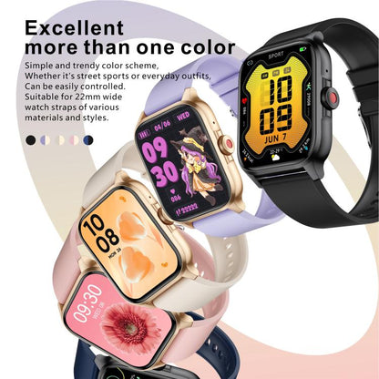 QX15 1.85-inch TFT Display Smart Sports Watch Built-in Heart Rate Monitor