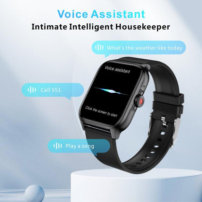 QX15 1.85-inch TFT Display Smart Sports Watch Built-in Heart Rate Monitor