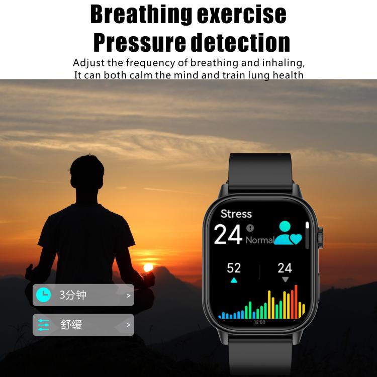 QX17 2.01-inch IPS Display Outdoor Sports Smart Watch Built-in GPS / Compass