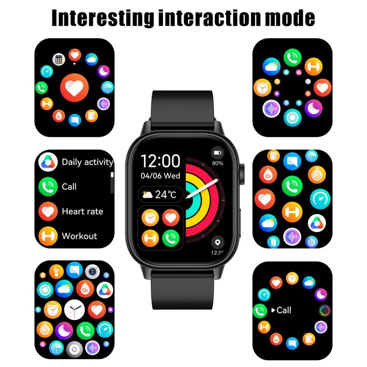 QX17 2.01-inch IPS Display Outdoor Sports Smart Watch Built-in GPS / Compass