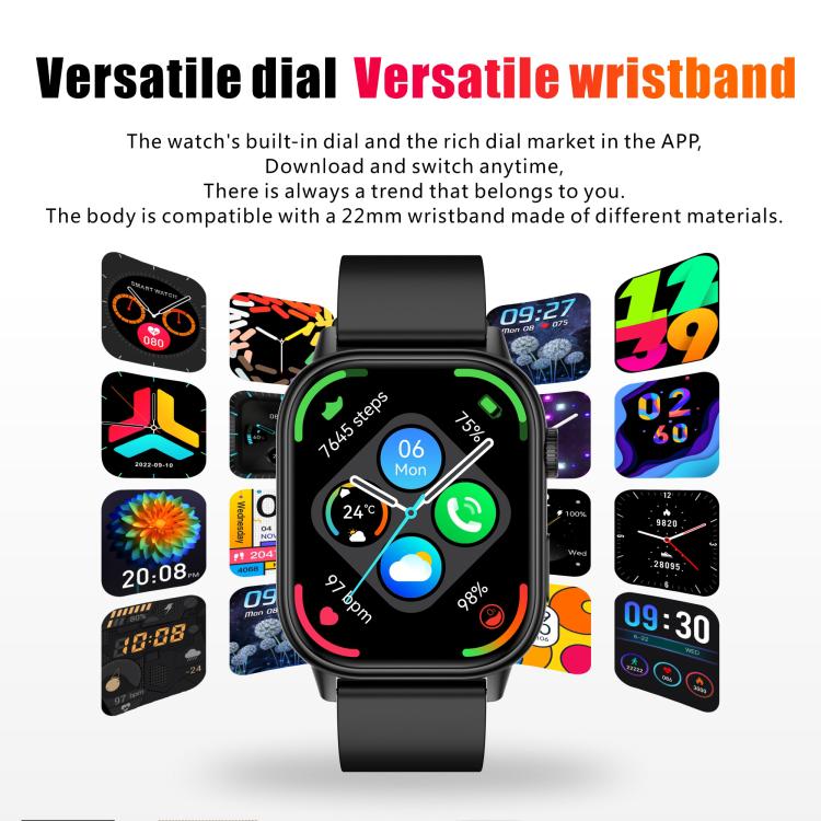 QX17 2.01-inch IPS Display Outdoor Sports Smart Watch Built-in GPS / Compass