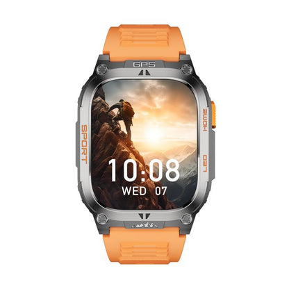 QX18 2.01-inch Display GPS Outdoor Sports Smart Watch Built-in Heart Rate Monitor