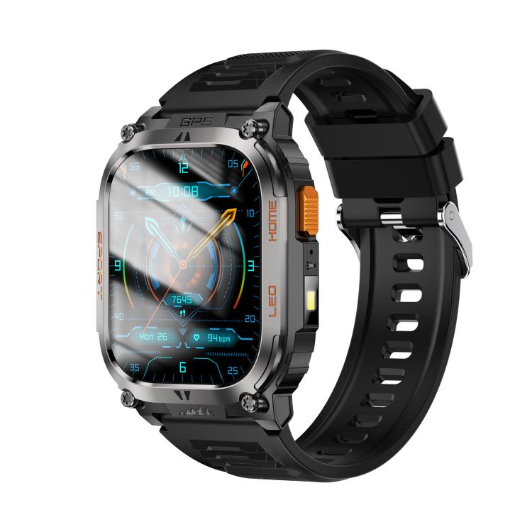 QX18 2.01-inch Display GPS Outdoor Sports Smart Watch Built-in Heart Rate Monitor