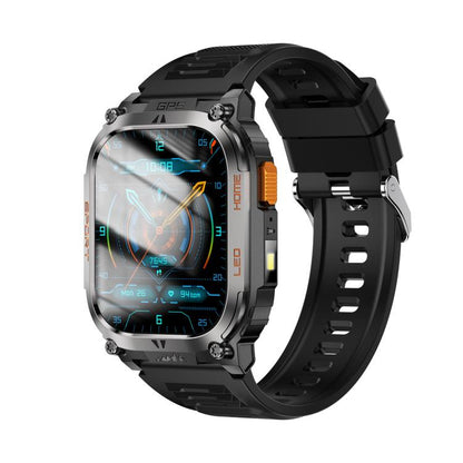 QX18 2.01-inch Display GPS Outdoor Sports Smart Watch Built-in Heart Rate Monitor