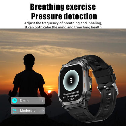 QX18 2.01-inch Display GPS Outdoor Sports Smart Watch Built-in Heart Rate Monitor